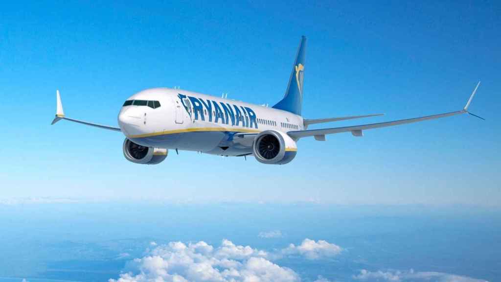 Imagen de archivo de un avión de Ryanair