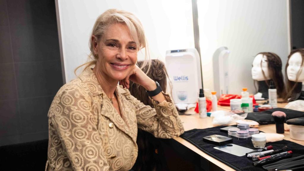 La actriz Belén Rueda en un camerino