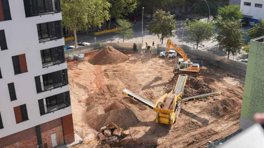 Imagen de archivo de vivienda en construcción en Barcelona