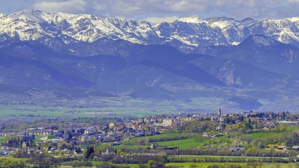 Vistas de las montañas de Puigcerdà
