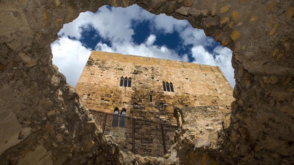 Pretorio Romano desde abajo