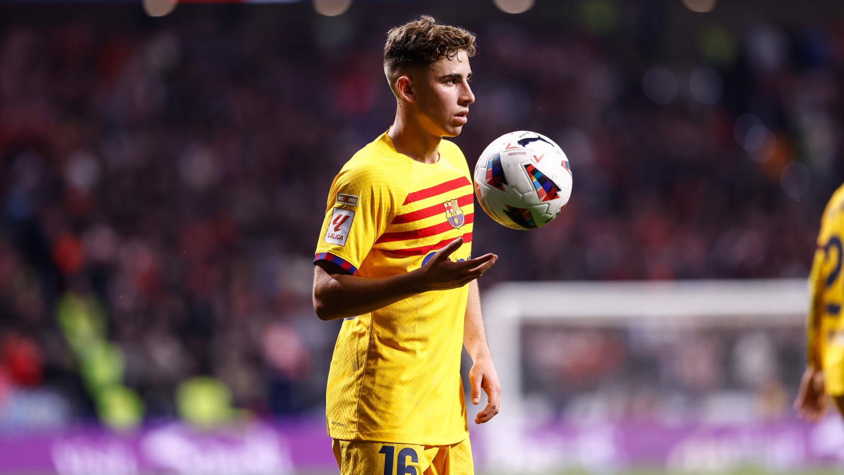 El futbolista del Barça Fermín López