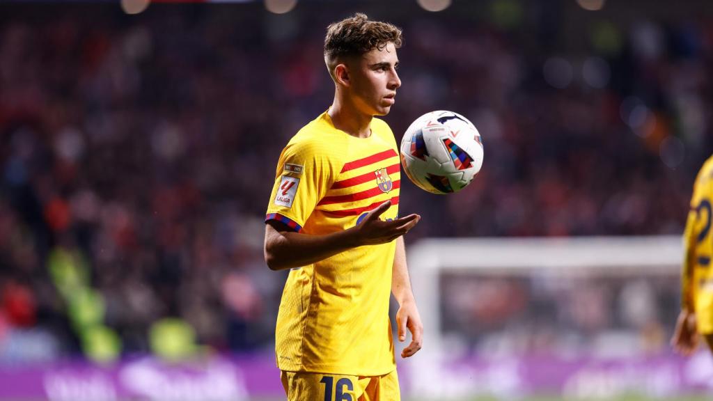 El futbolista del Barça Fermín López