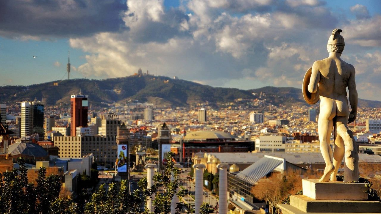 Vista panorámica de Barcelona