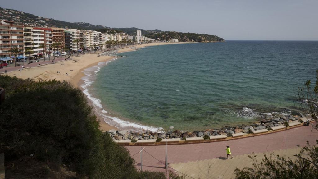 La  zona de Lloret de Mar donde se instalará la desalinizadora