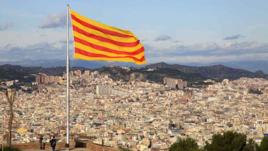La bandera de Catalunya en una imagen de archivo