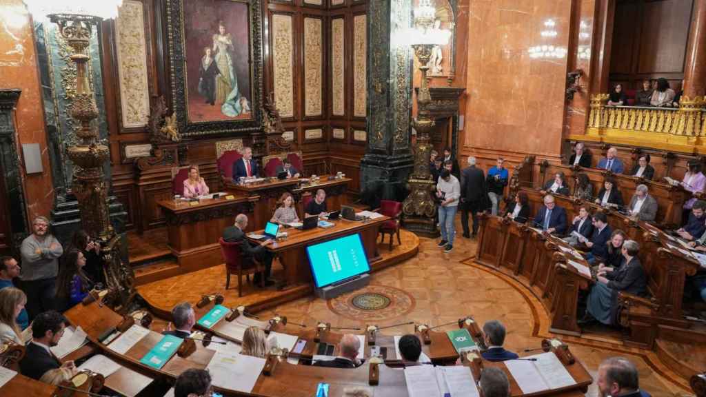 Pleno municipal de Barcelona