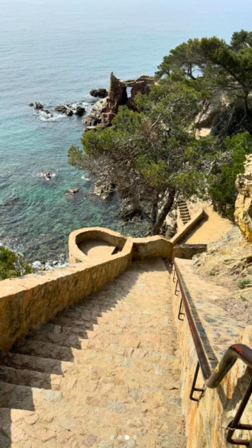 Anna Lewandowska, en Tossa