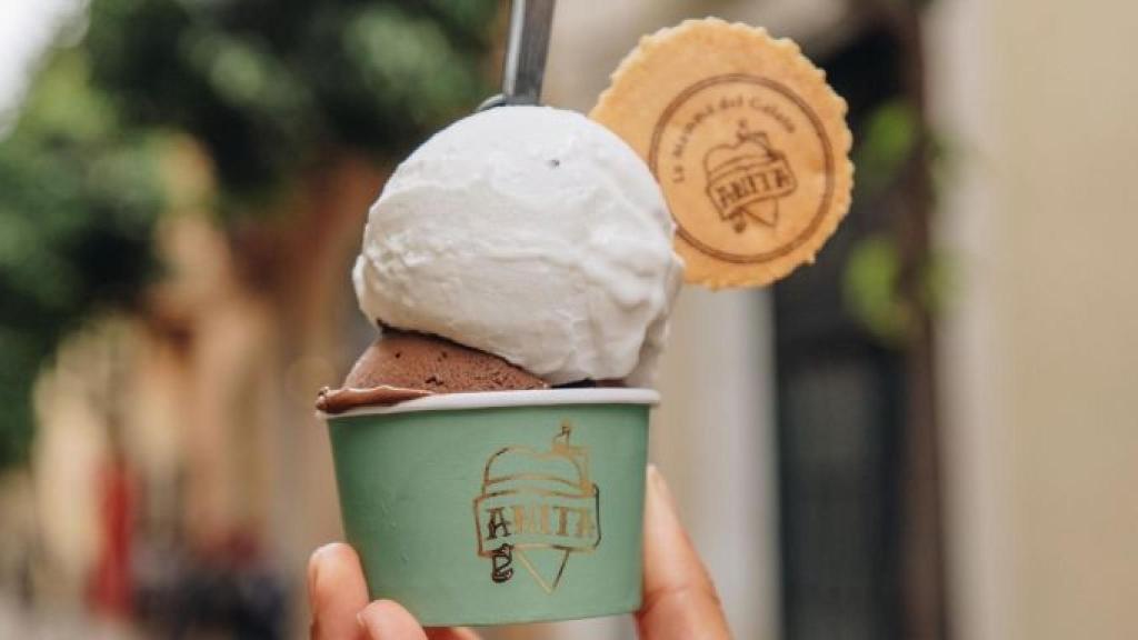 El primer local de Anita Gelato en Barcelona