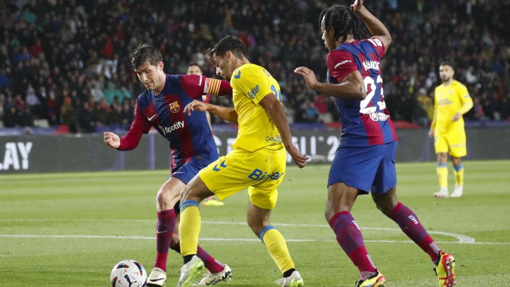 Koundé, en el partido contra Las Palmas