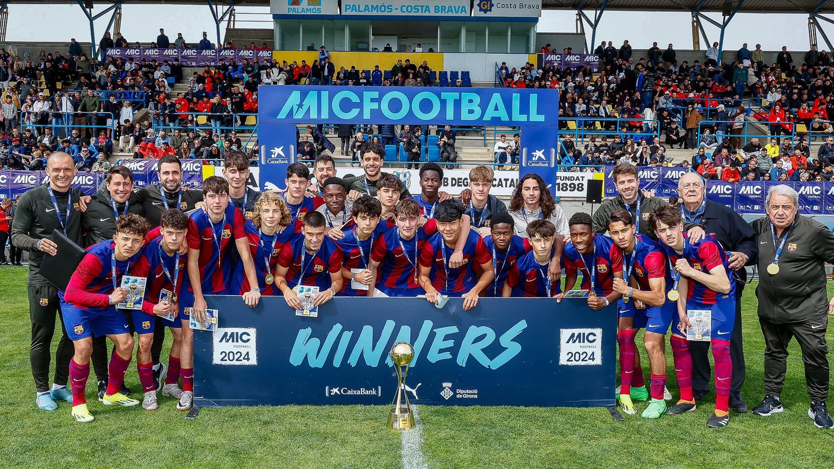 El Cadete A del Barça se proclama campeón en el MIC