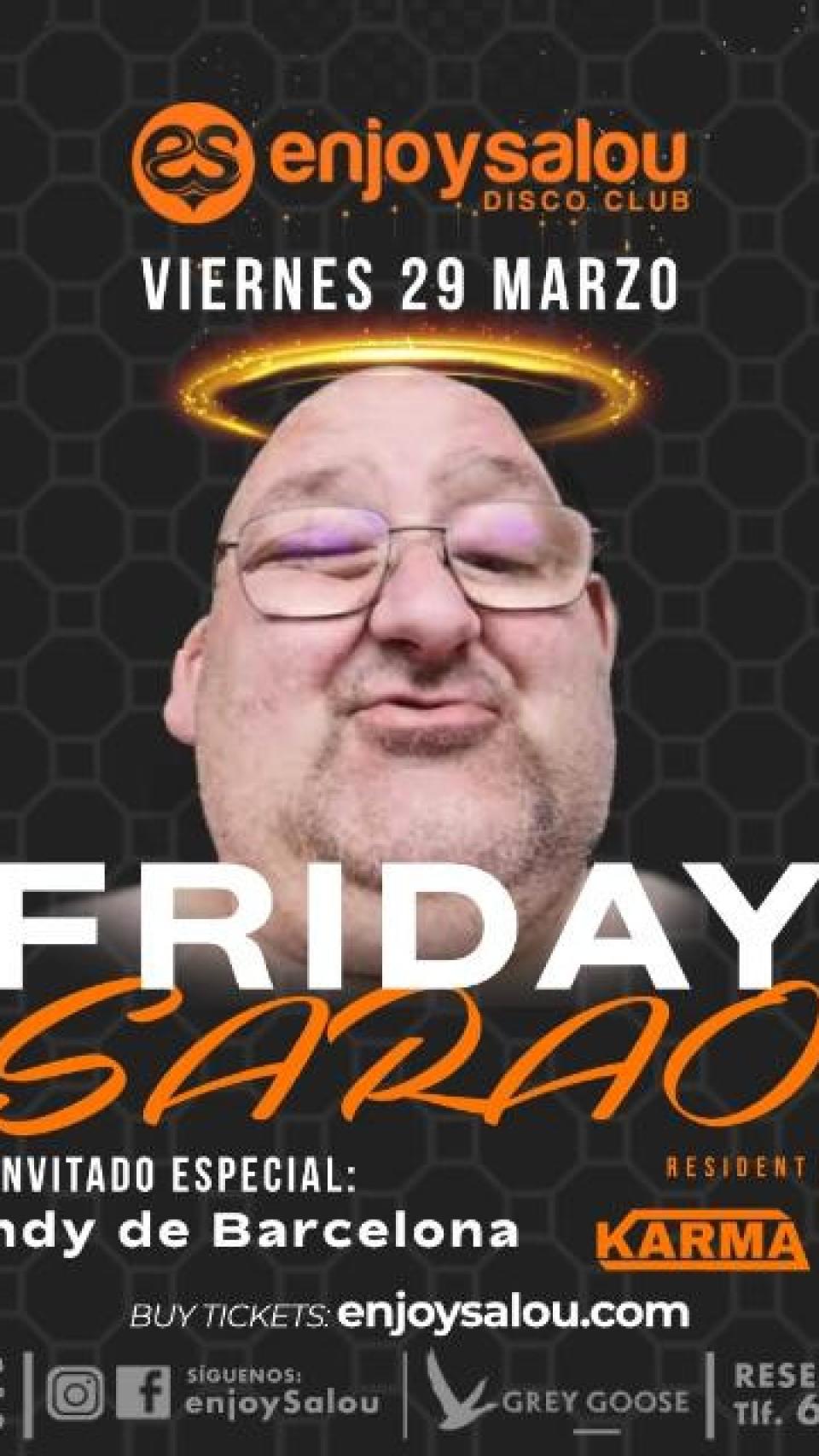 Imagen de la fiesta con Claudio Bermejo, el 'Dandy de Barcelona', en Enjoy Salou