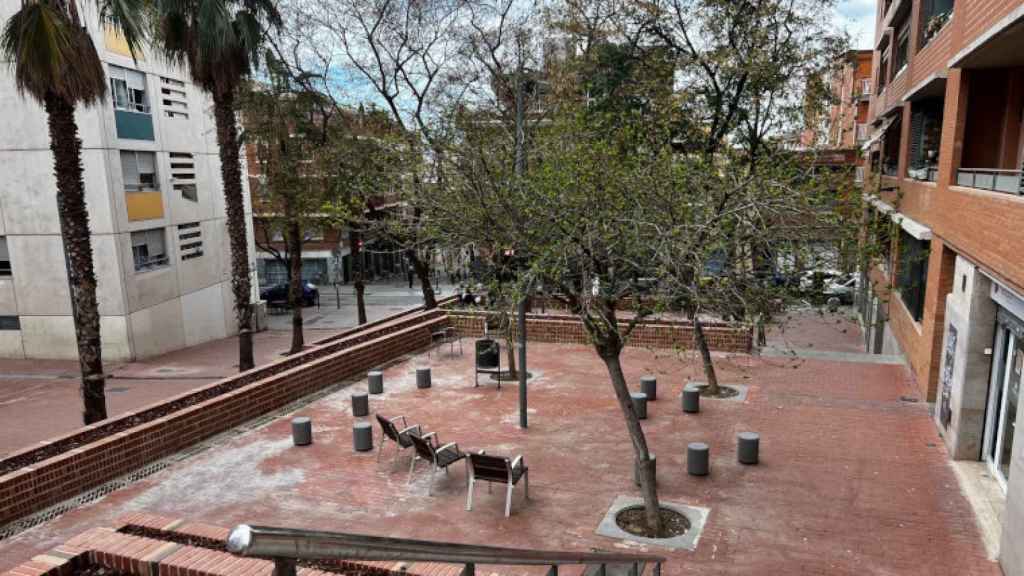 La plaza Verdum de Nou Barris
