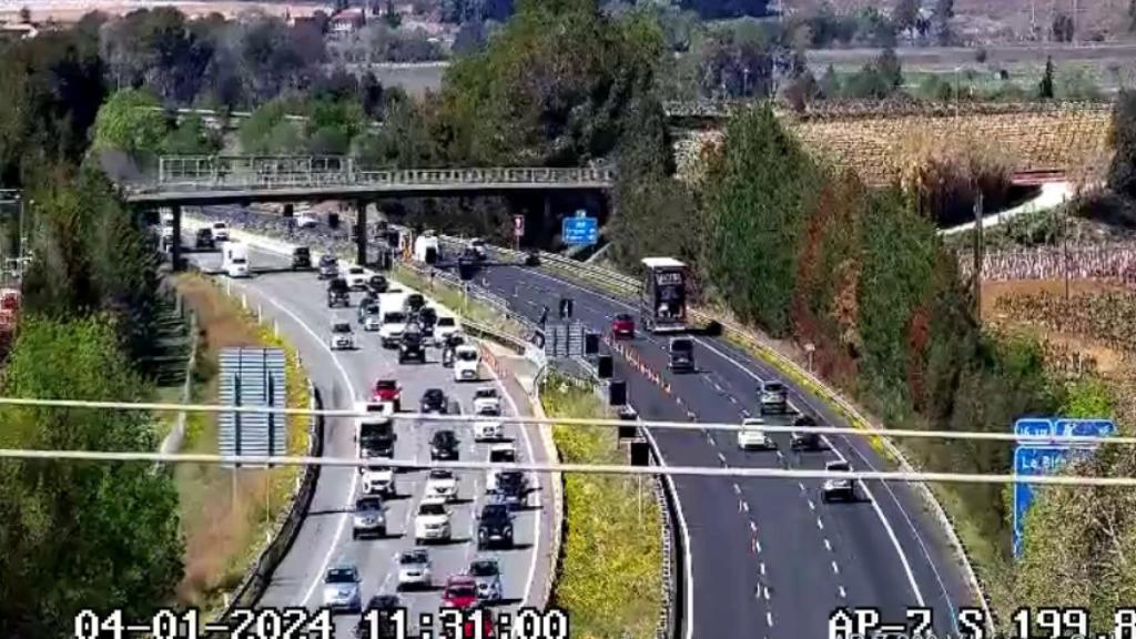 Retenciones en la AP-7 este Lunes de Pascua del 2024