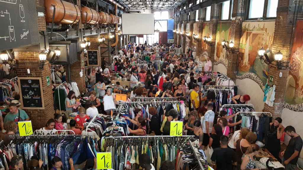 Mercadell vintage a Barcelona