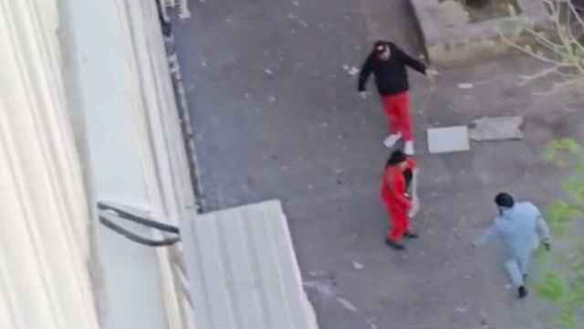 Captura de pantalla del vídeo del tiroteo en la Mina