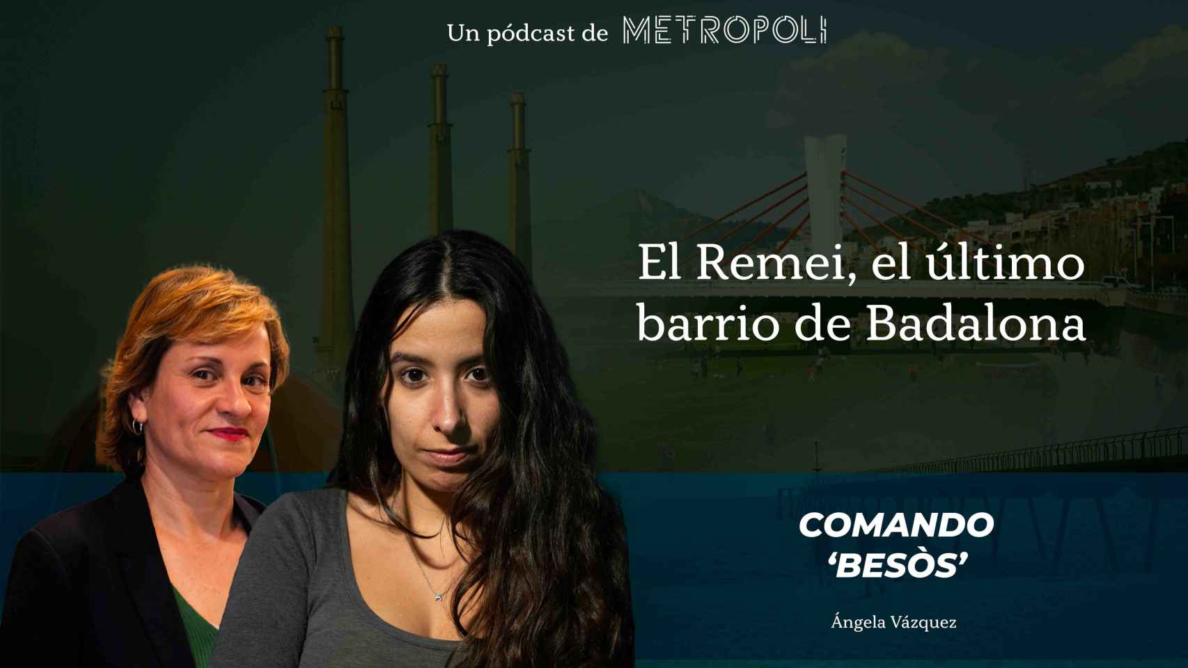 Fotomontaje de 'Comando Besòs' con Silvia Jordán