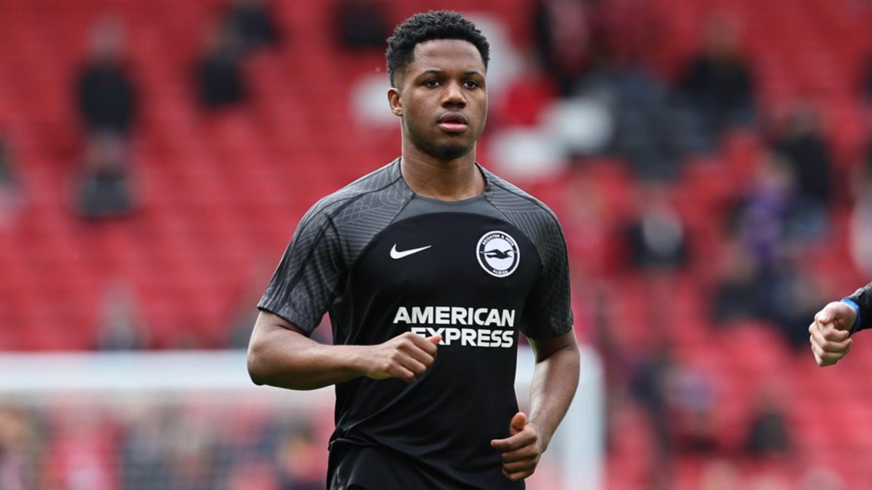 Ansu Fati entrena con el Brighton antes de un partido de Premier League