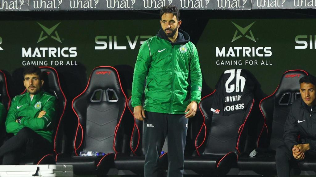 Ruben Amorim, en un partido del Sporting de Portugal