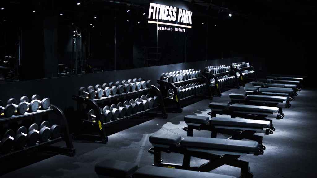 Un gimnasio Fitness Park en una imagen de archivo