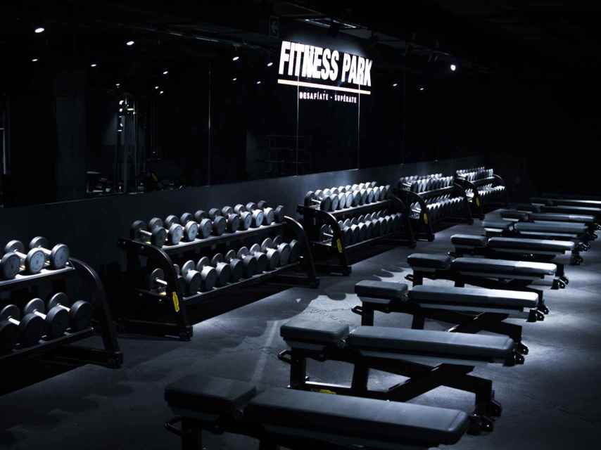 Un gimnàs Fitness Park en una imatge d'arxiu