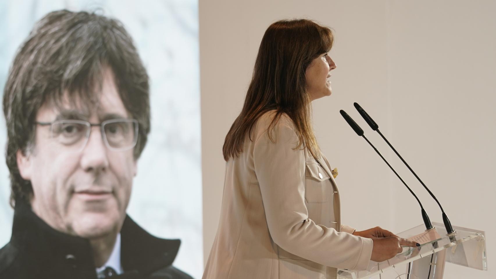 La presidenta de Junts, Laura Borràs