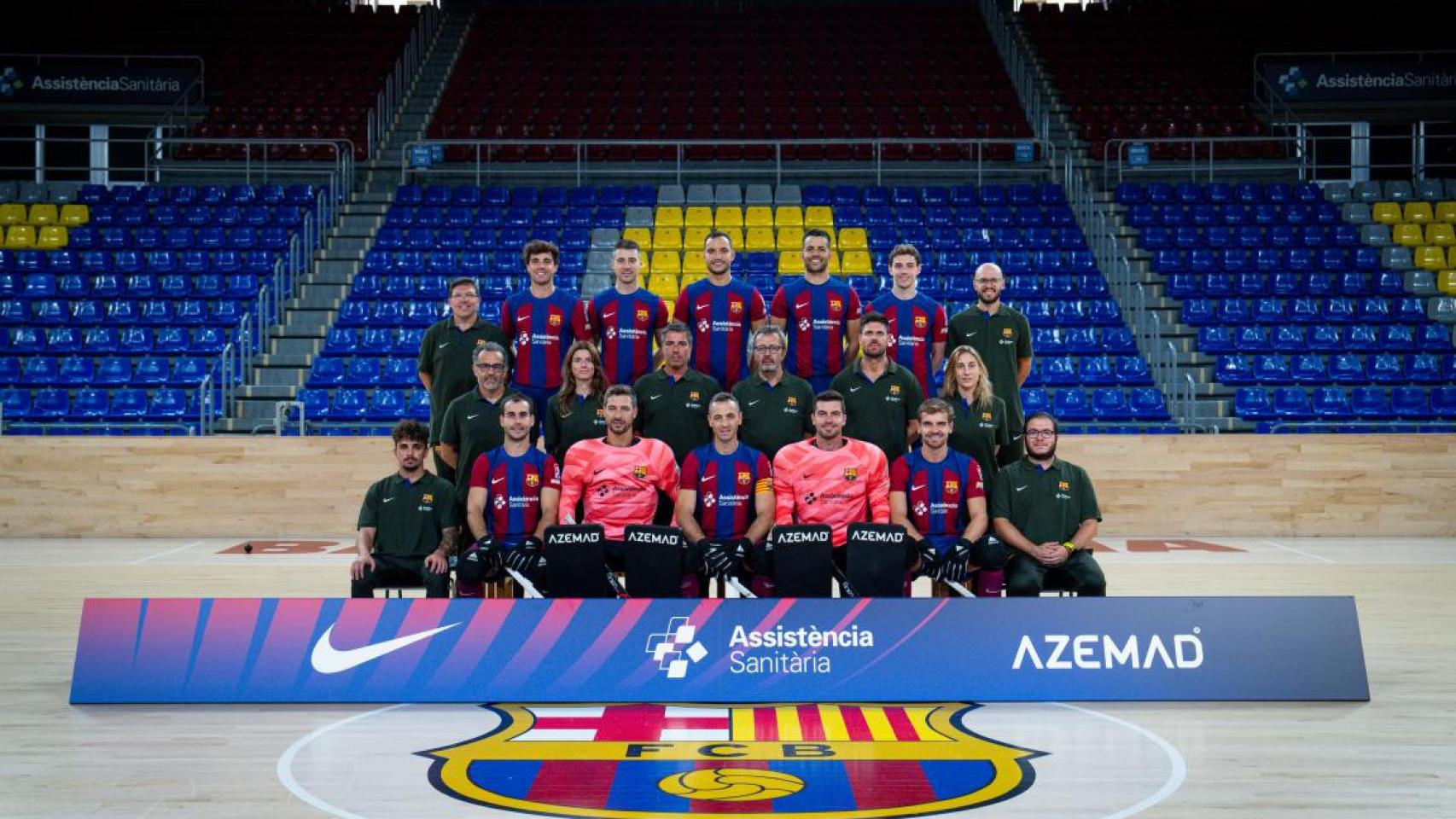 La foto oficial del Barça de hockey de la temporada 2023-24