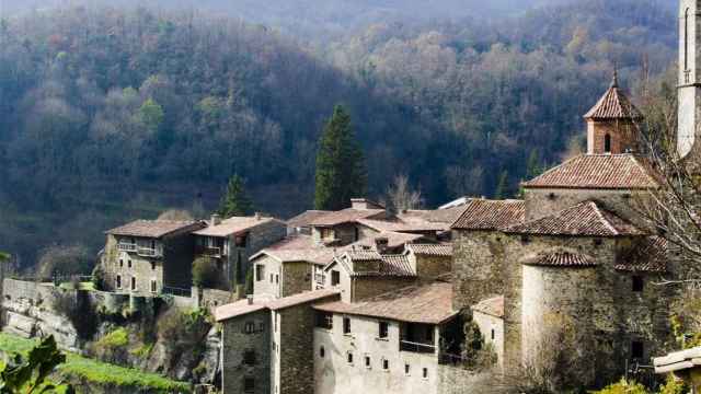 Pueblo de Rupit, de la comarca de Osona