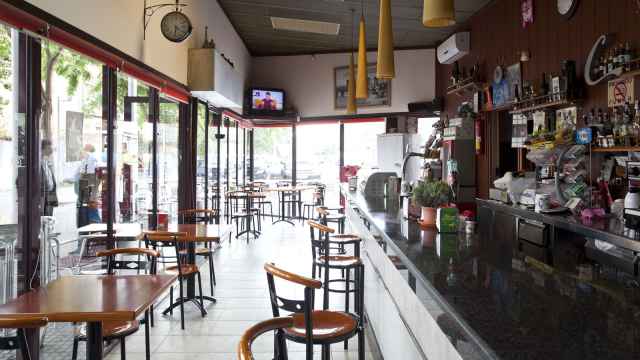Interior de un bar de Sant Andreu de la Barca