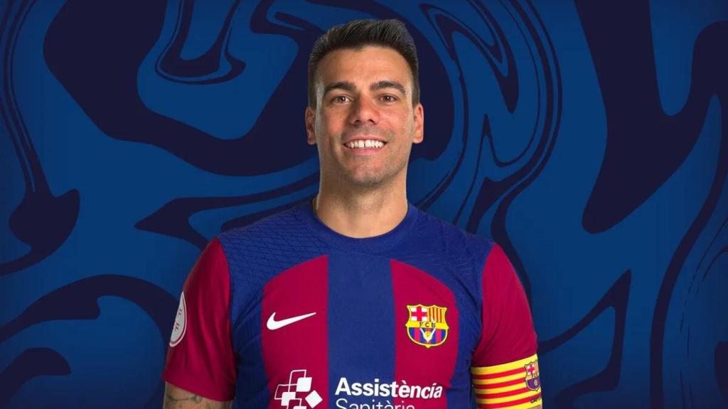 Sergi Lozano, con el Barça