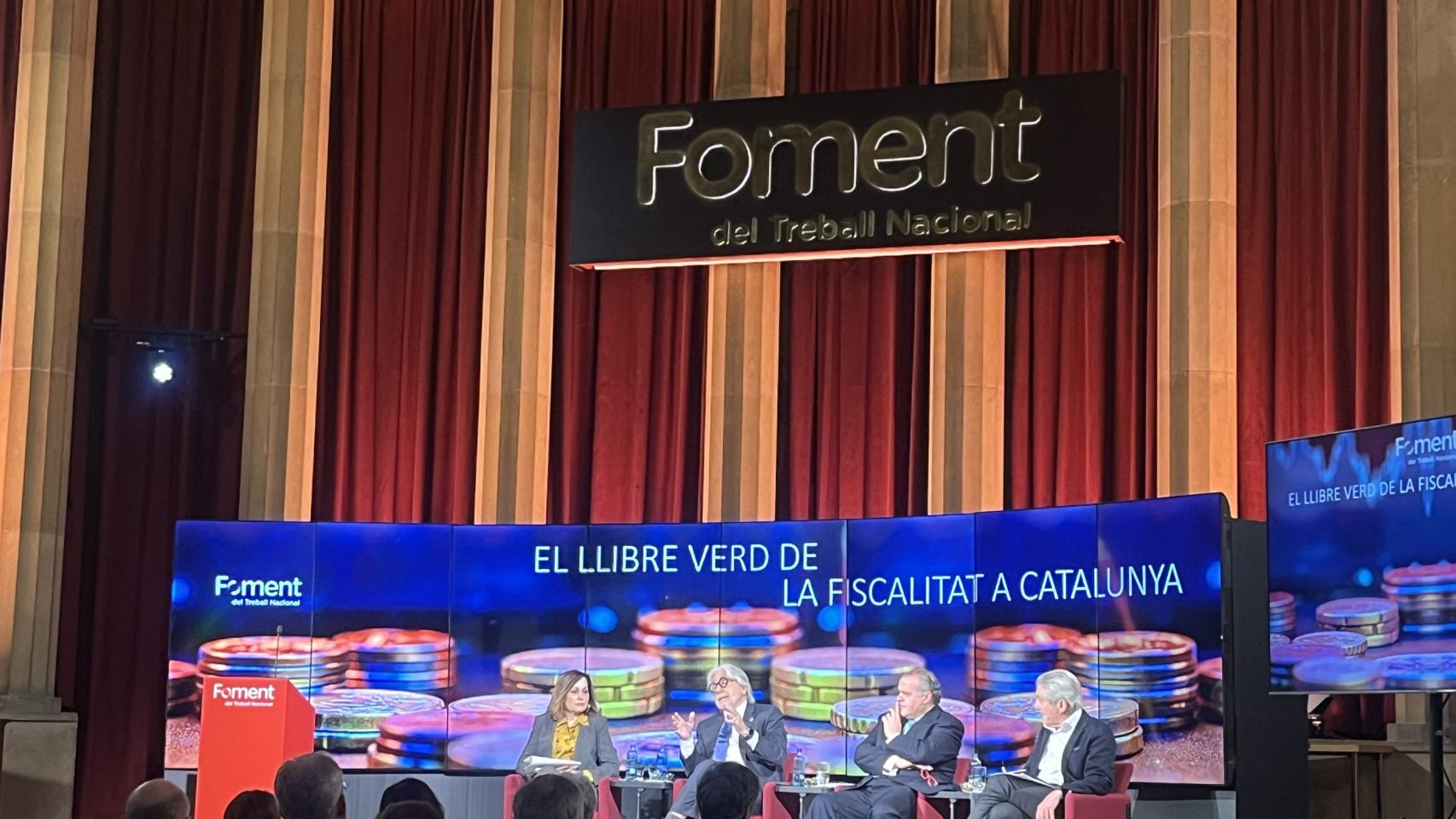 Foment del Treball presenta su libro verde sobre fiscalidad en Cataluña
