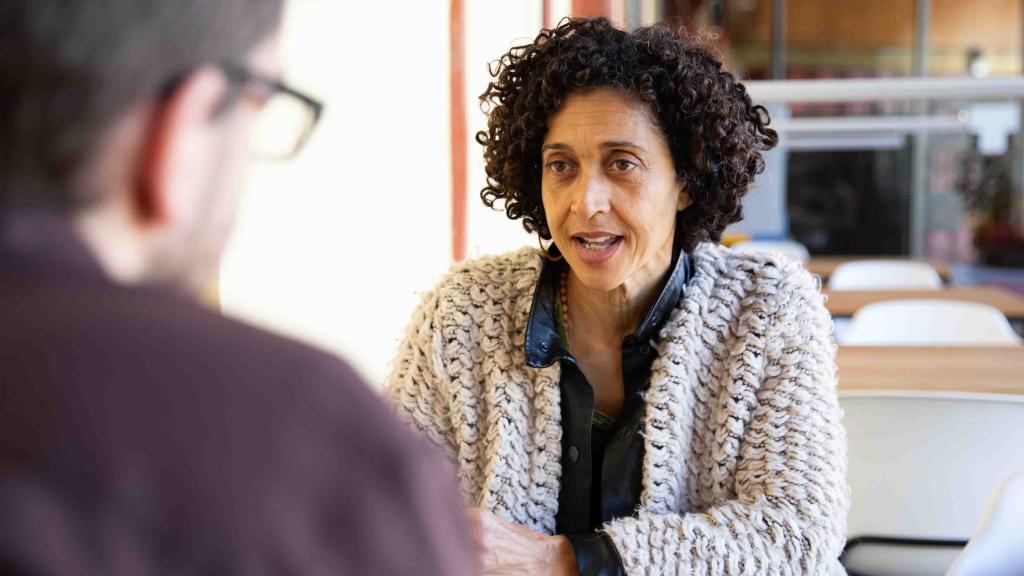 La actriz Vicenta N'dongo