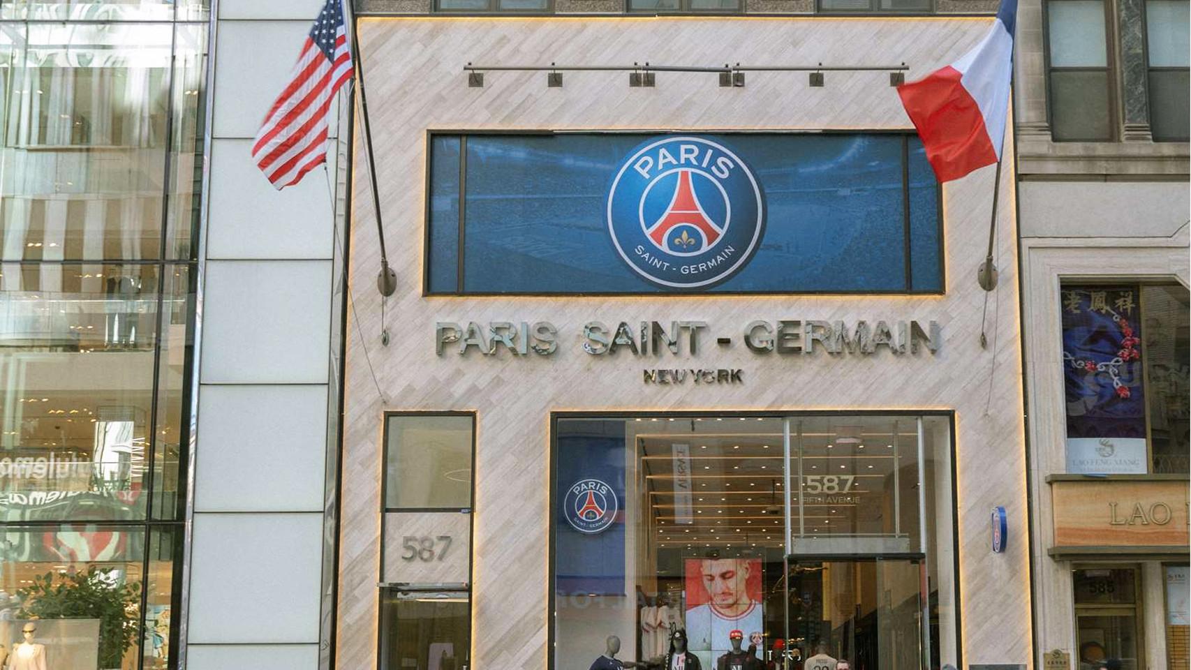La tienda oficial del PSG en la ciudad de Nueva York