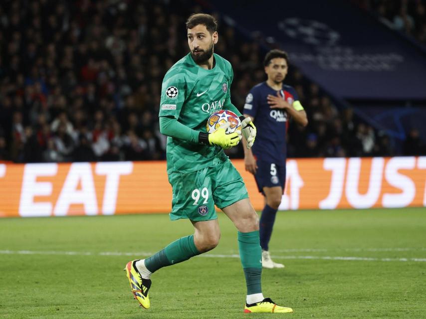 Donnarumma, portero del PSG, estuvo muy desacertado