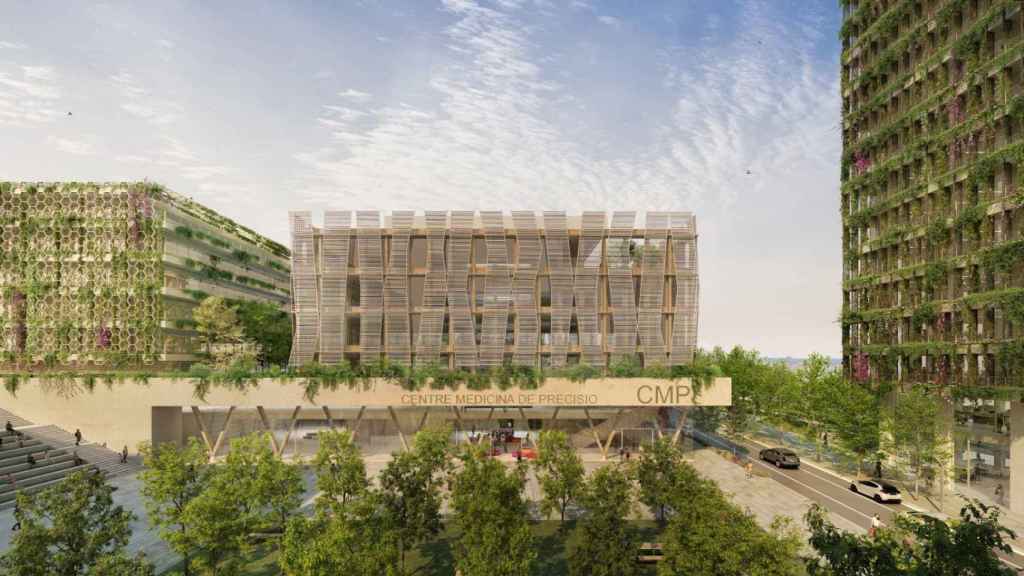 Render del edificio Únicas, vinculado a Sant Joan de Déu