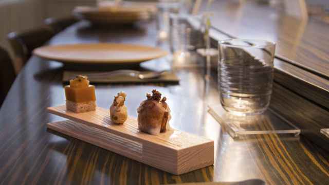 Postre de Espai Sucre de Barcelona, el primer restaurante de postres del mundo