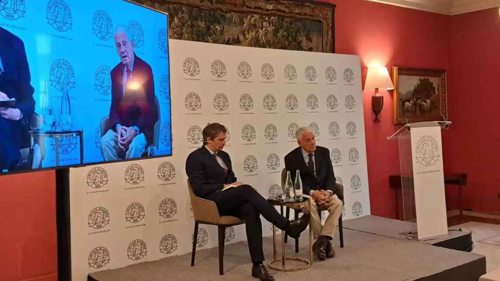 El presidente de Turisme de Barcelona, Jordi Clos, en el Círculo Ecuestre