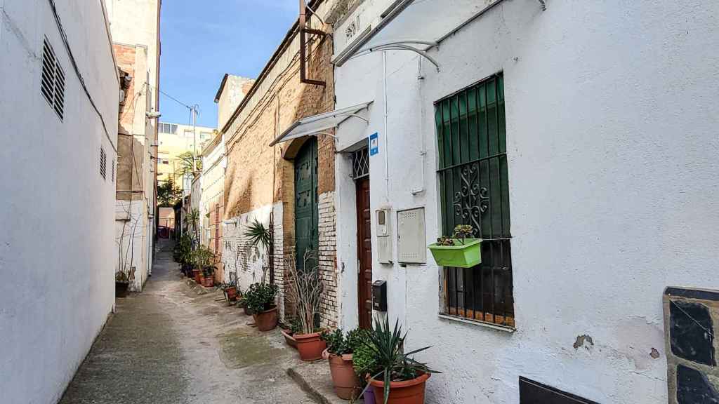 La calle del Pistó, en Camp de l’Arpa-Clot