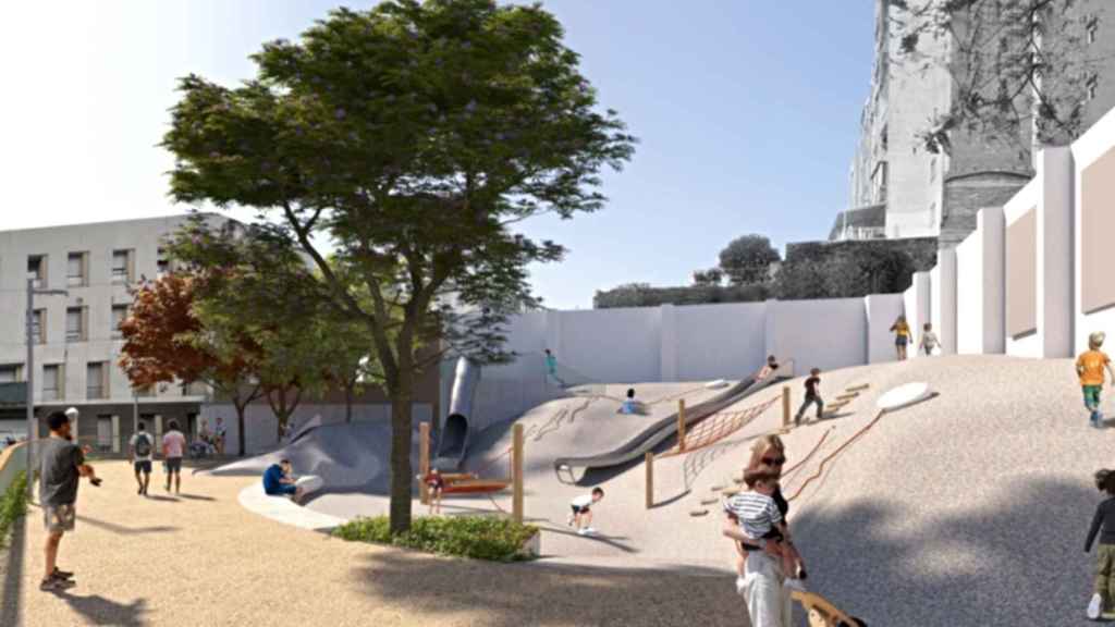 Render de los jardines tras su remodelación