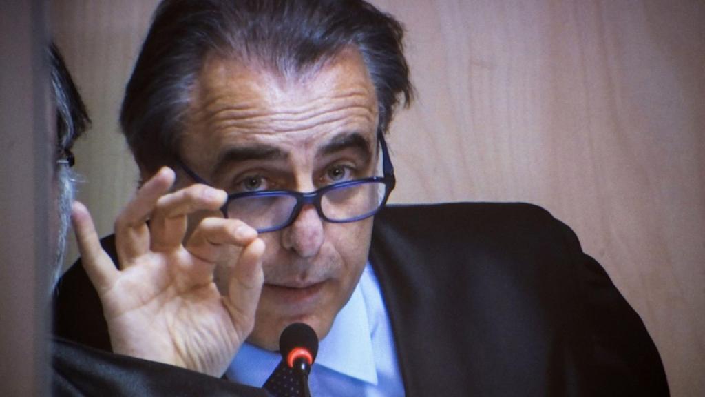 El abogado Pau Molins, durante un juicio