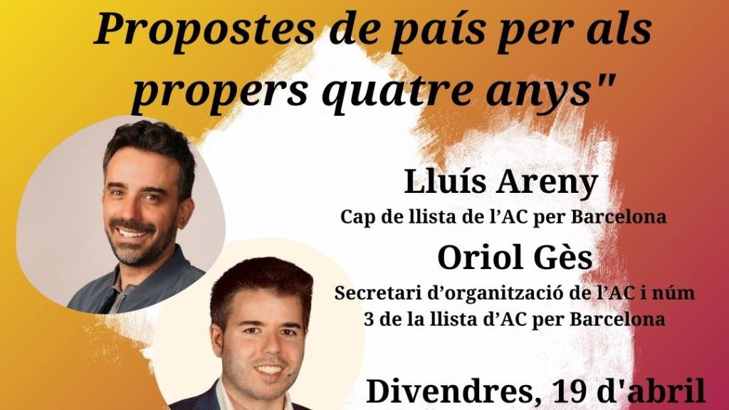 Cartel de la conferencia a la que Aliança Catalana ha sido invitada por parte de la ANC de Sabadell