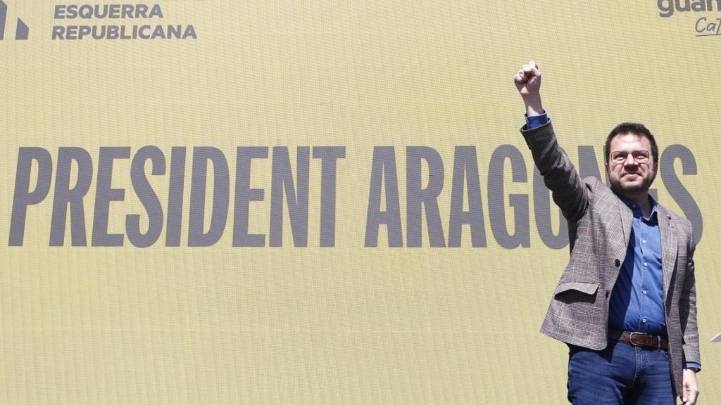 El presidente de la Generalitat, Pere Aragonès