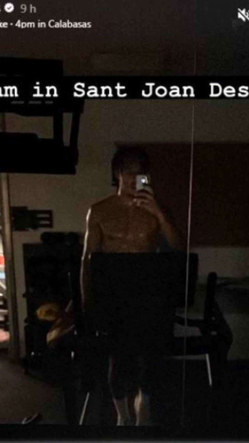 Tuit de Koundé entrenándose a las 4:00 horas de la madruga