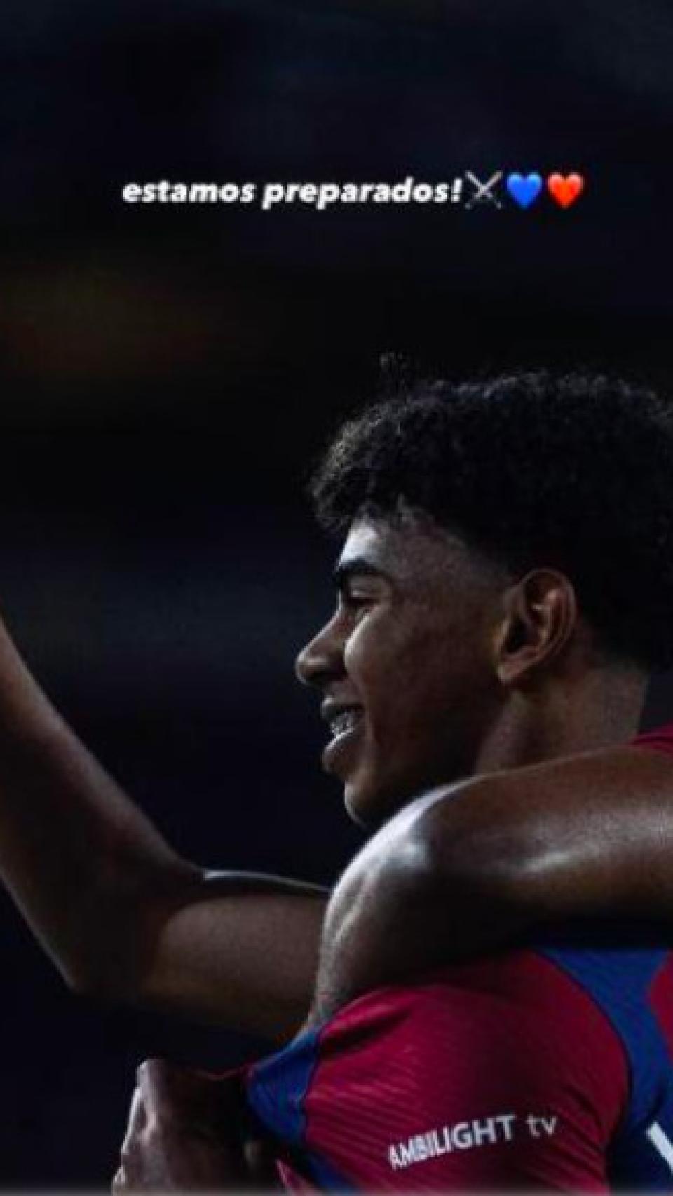 Lamine Yamal, en Istagram