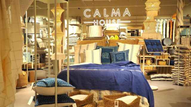 Interior de una de las tiendas de Calma House en Barcelona