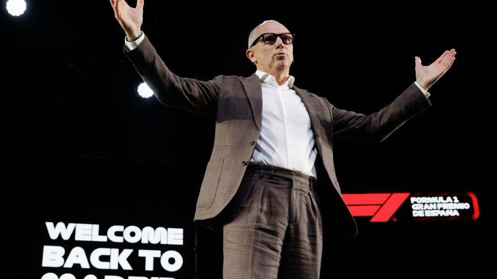 Stefano Domenicali, presidente y CEO de F1, en la presentación del GP de Madrid