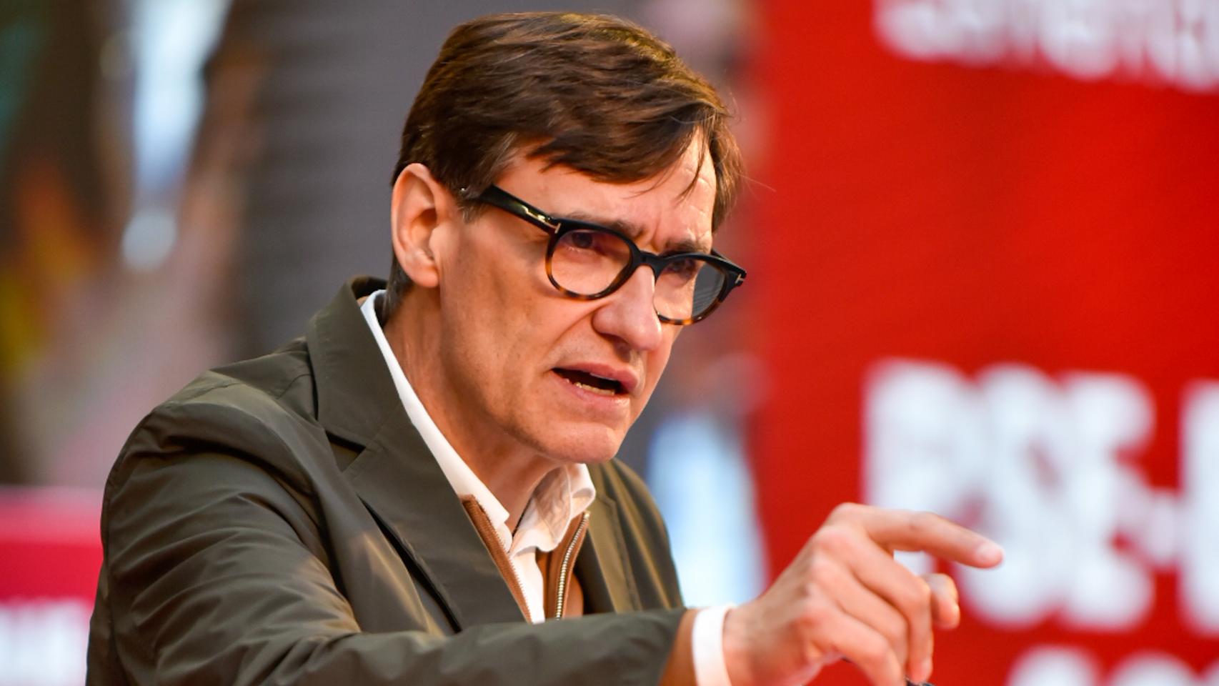 El primer secretario del PSC, Salvador Illa