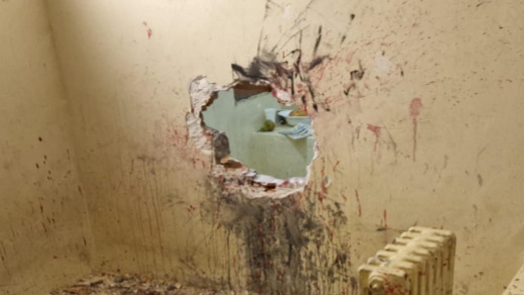 El agujero que abrió un interno de la prisión de Ponent (Lleida)