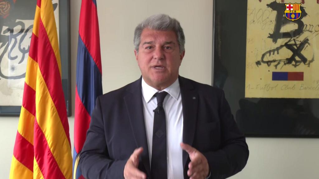 Laporta se queja del VAR tras la derrota del clásico