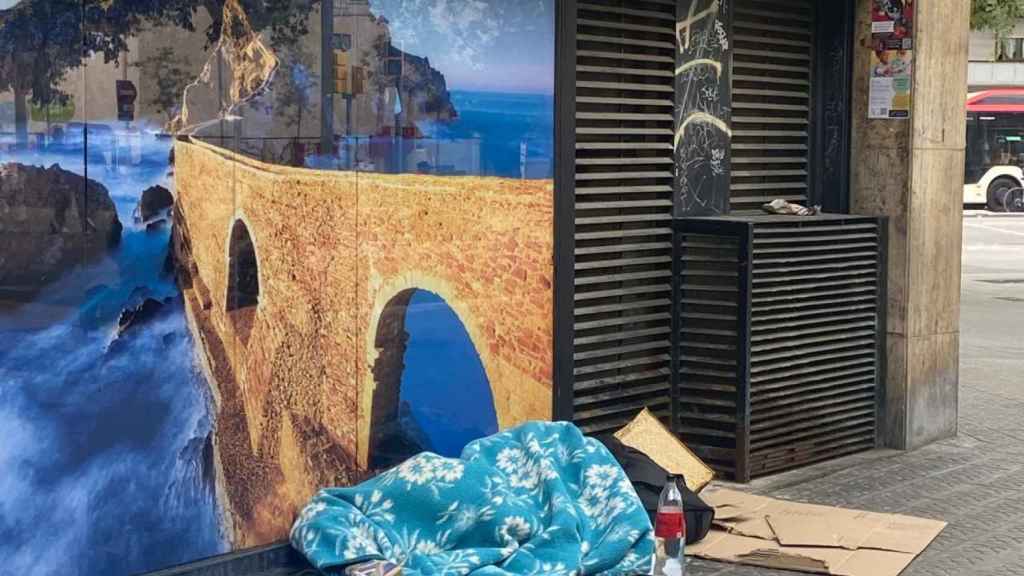 Paco durmiendo en la calle